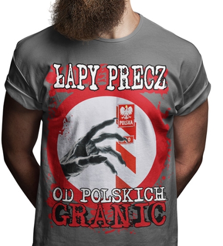 KOSZULKA PATRIOTYCZNI Łapy Precz